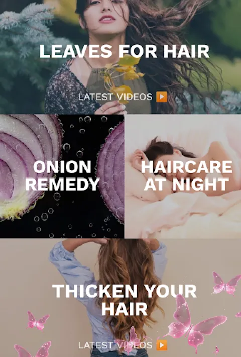 Haircare app for women Haircare app for women