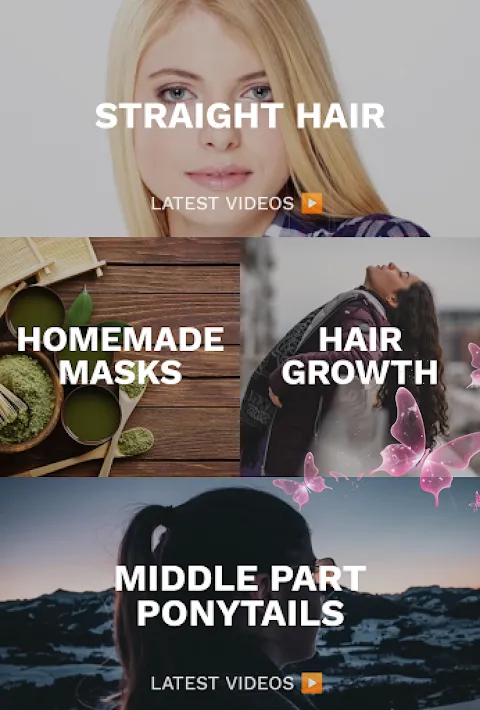 Haircare app for women Haircare app for women