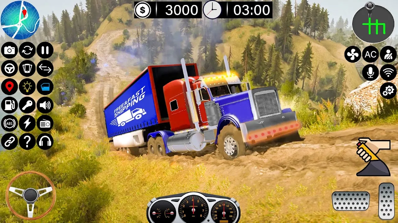 USA Truck Driving Off Road USA Truck Driving Off Road