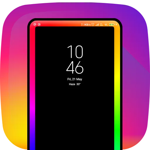 Edge Lighting Live Wallpaper