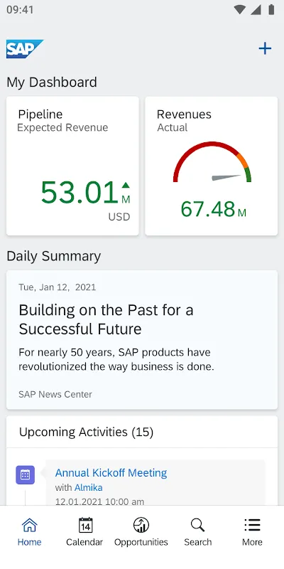 SAP Cloud for Customer SAP Cloud for Customer
