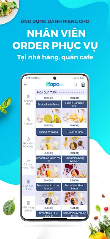 Sapo - Nhân viên phục vụ Sapo - Nhân viên phục vụ