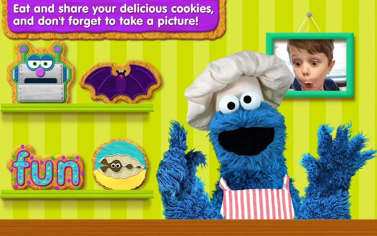 Cookie Monster's Word Bakery
