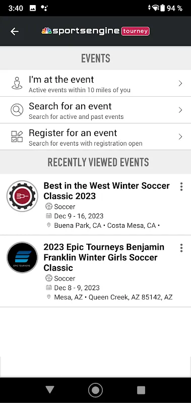 Tourney Chaos? My Pocket Savior
