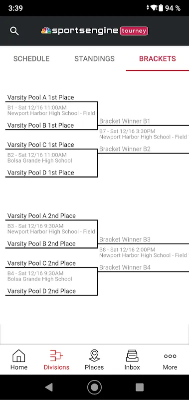 SportsEngine Tourney SportsEngine Tourney
