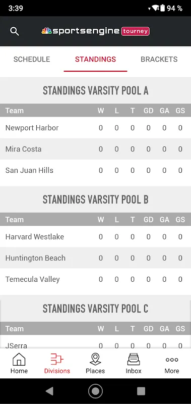 SportsEngine Tourney SportsEngine Tourney