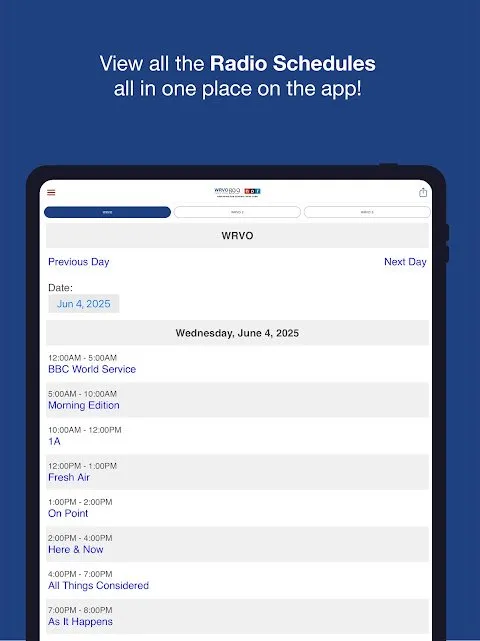 WRVO Public Media App WRVO Public Media App