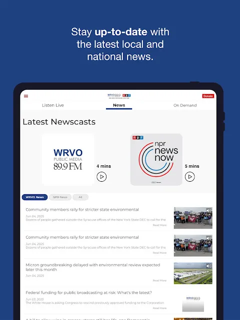 WRVO Public Media App WRVO Public Media App