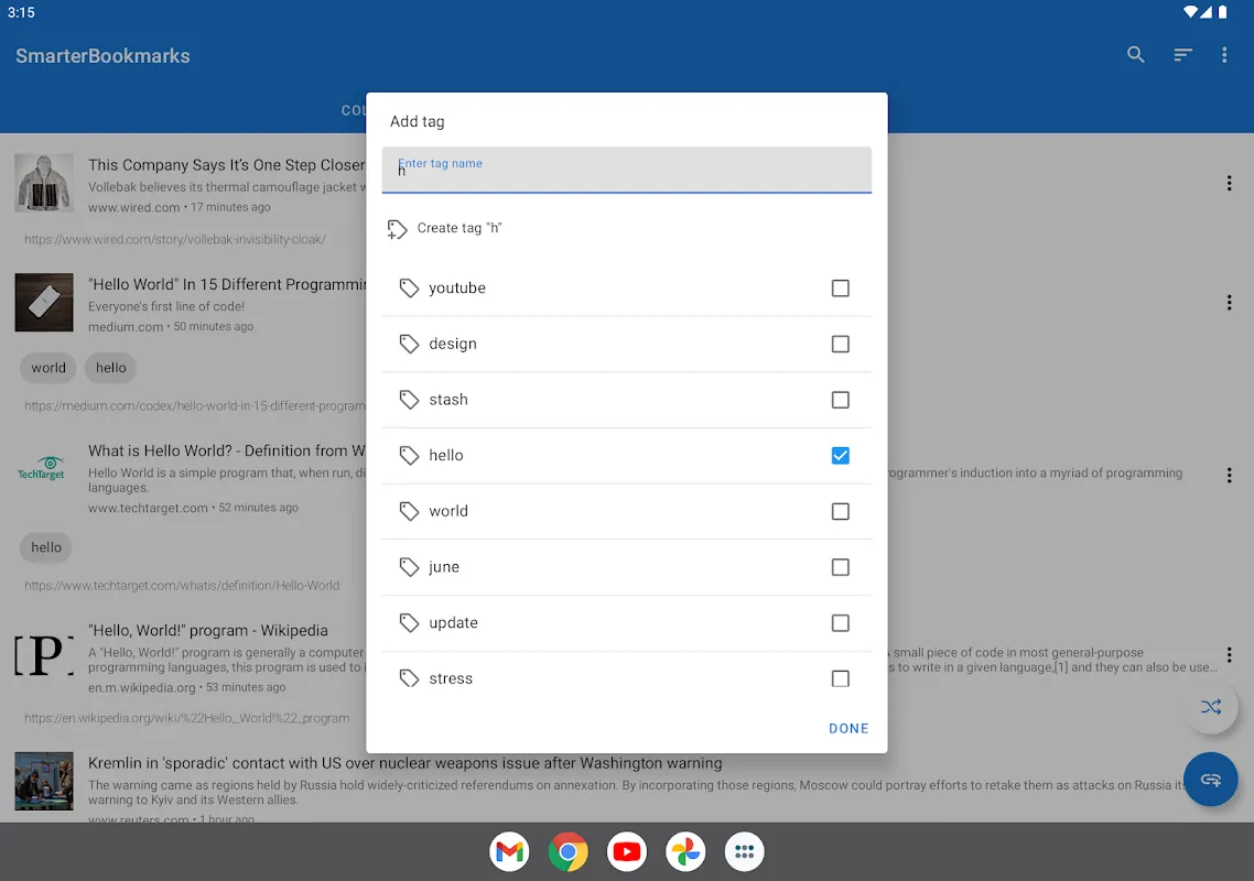 Smarter Bookmarks Smarter Bookmarks