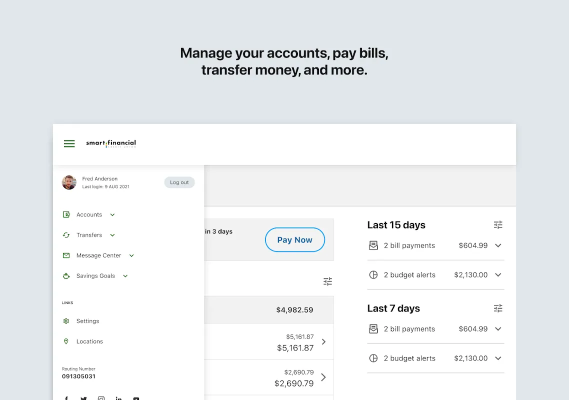 Smart Financial Mobile App Smart Financial Mobile App