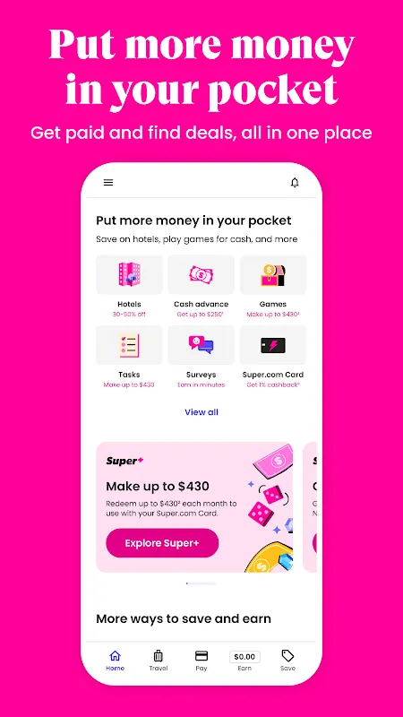 Super.com - Save, Earn, Travel Super.com - Save, Earn, Travel