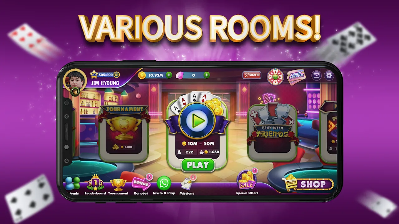 Virtual Cards in a Silent Room
