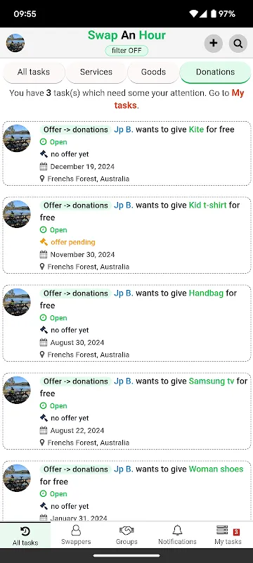 Swap An Hour (SwapAnHour) Swap An Hour (SwapAnHour)