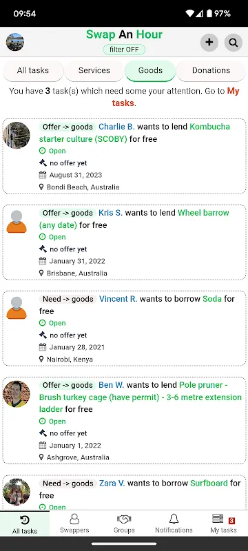 Swap An Hour (SwapAnHour) Swap An Hour (SwapAnHour)