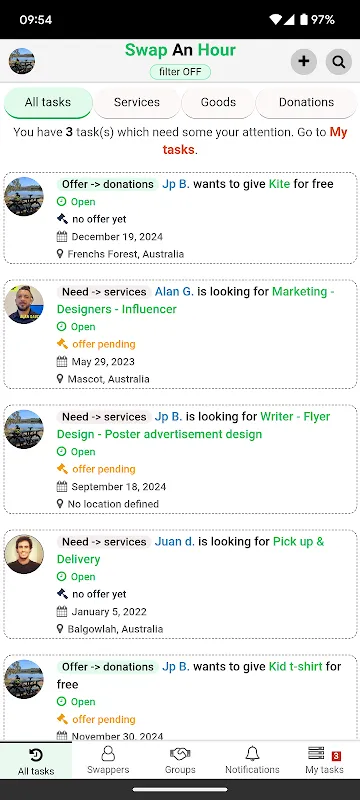 Swap An Hour (SwapAnHour) Swap An Hour (SwapAnHour)