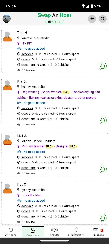 Swap An Hour (SwapAnHour) Swap An Hour (SwapAnHour)