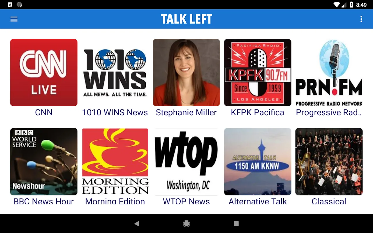 Talk Left - Progressive Talk R Talk Left - Progressive Talk R