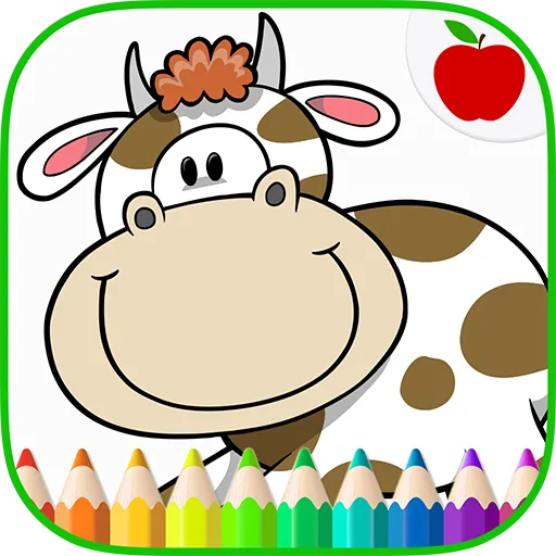 Farm Animals Coloring Book