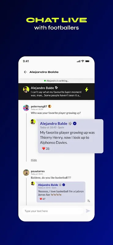 TR - Chat with Football Stars TR - Chat with Football Stars