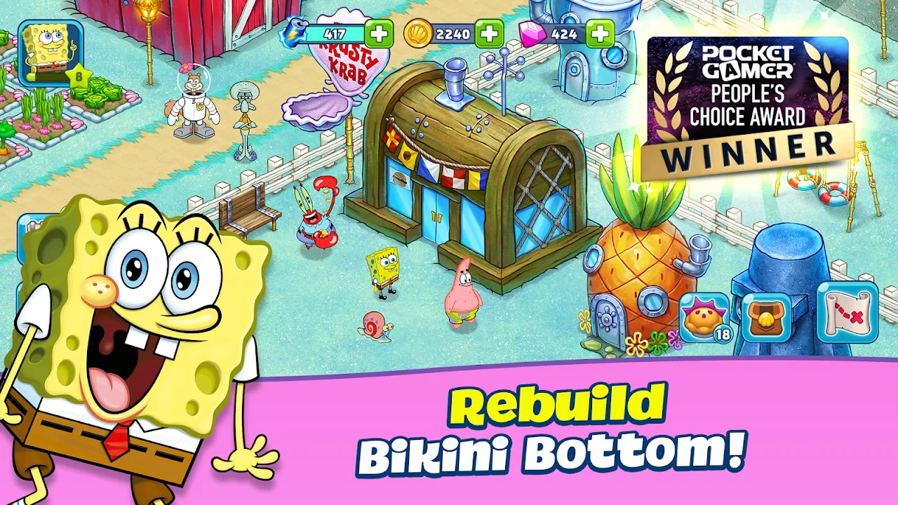 Rebuilding Bikini Bottom, Mending My Day