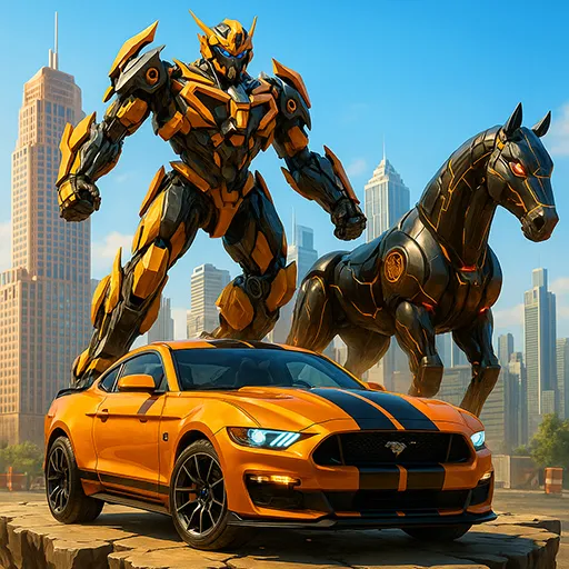 Robot Transform Car Games 3D