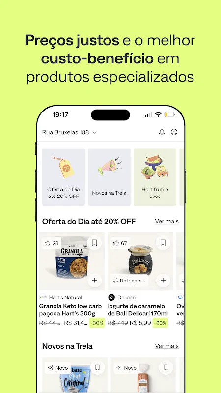 Mercado saudável - Trela Mercado saudável - Trela