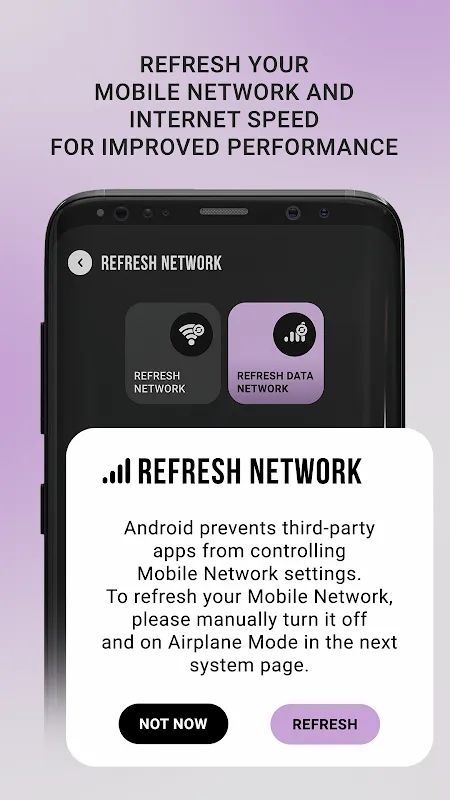Signal Strength Test & Refresh Signal Strength Test & Refresh