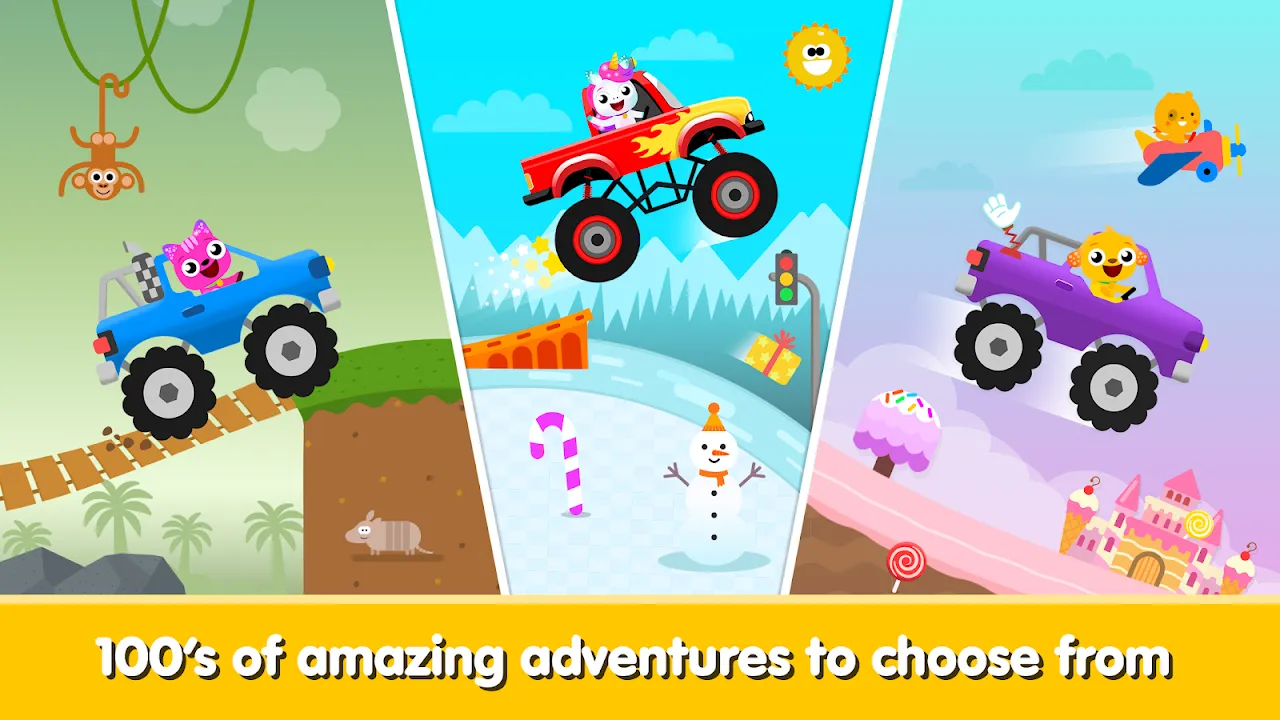 Kids Monster Truck Games 2+ Kids Monster Truck Games 2+