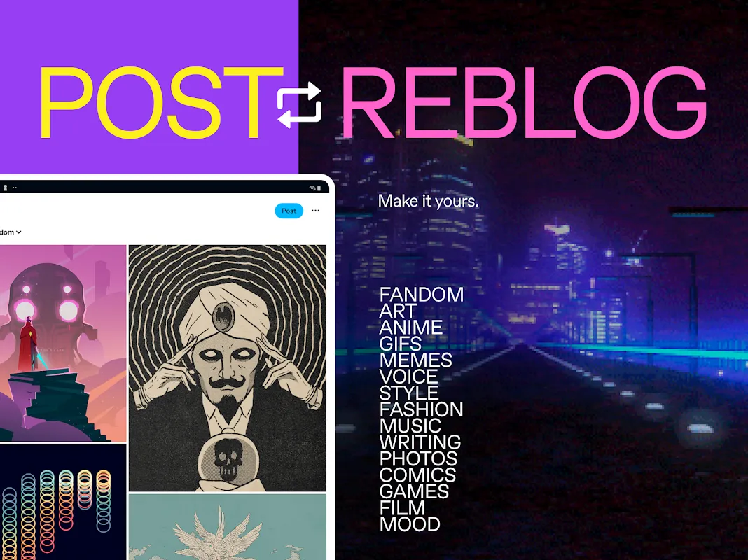 Tumblr—Fandom, Art, Chaos Tumblr—Fandom, Art, Chaos