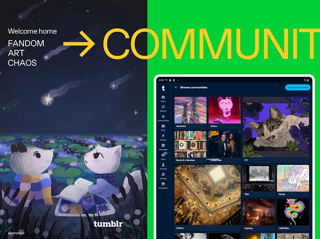 Tumblr—Fandom, Art, Chaos Tumblr—Fandom, Art, Chaos