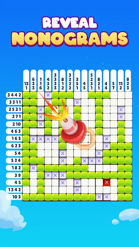 Nonogram Crossing Logic Puzzle Nonogram Crossing Logic Puzzle