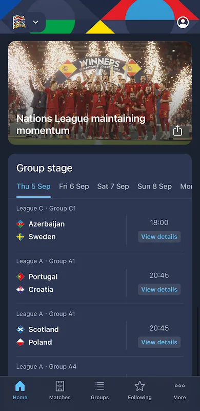 My Pocket Stadium: UEFA App Lifeline