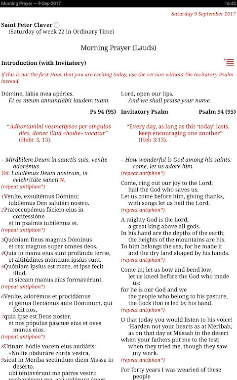 Universalis: Frozen Psalms at Dawn