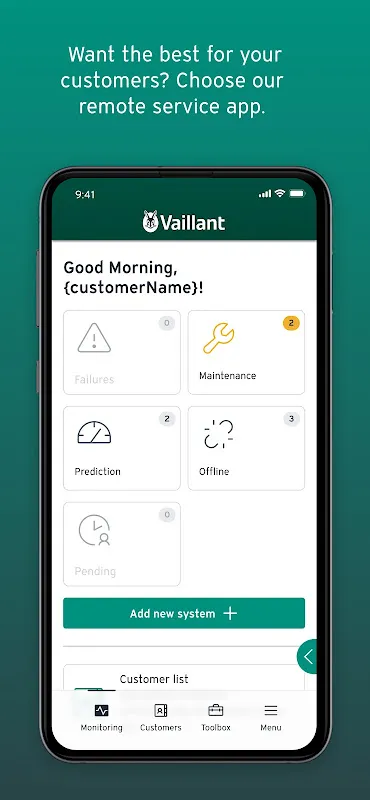myVAILLANT Pro Service myVAILLANT Pro Service