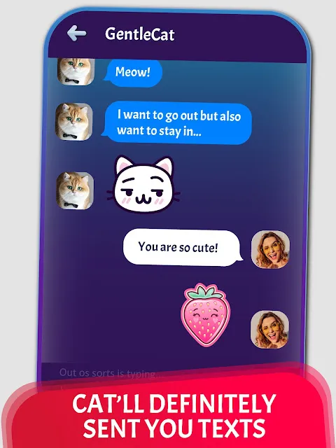 Cat Fake Video Calls and Chat Cat Fake Video Calls and Chat
