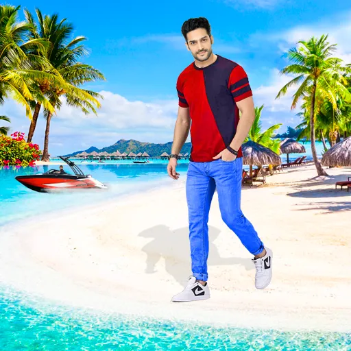 Beach photo editor and frames
