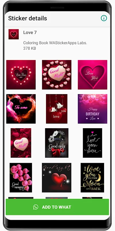 WASticker Lovely Amor Stickers WASticker Lovely Amor Stickers