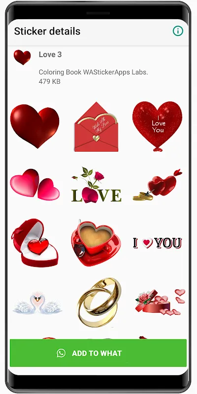 WASticker Lovely Amor Stickers WASticker Lovely Amor Stickers