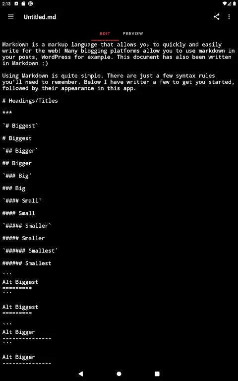 Simple Markdown Simple Markdown