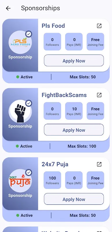 Sponso - Creator Sponsorships Sponso - Creator Sponsorships
