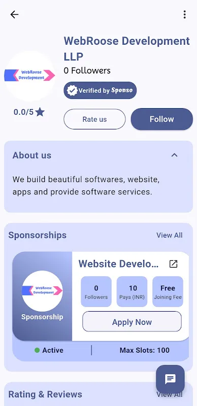 Sponso - Creator Sponsorships Sponso - Creator Sponsorships