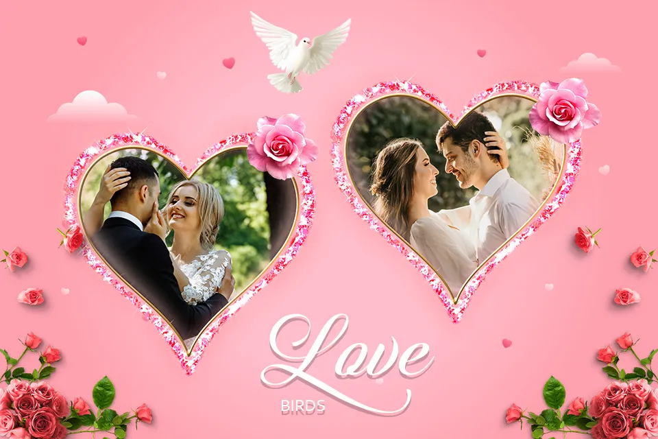 Wedding Photo Frames - Dual Wedding Photo Frames - Dual