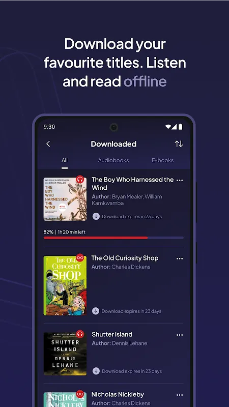 Voxa - Audiobooks & E-books Voxa - Audiobooks & E-books