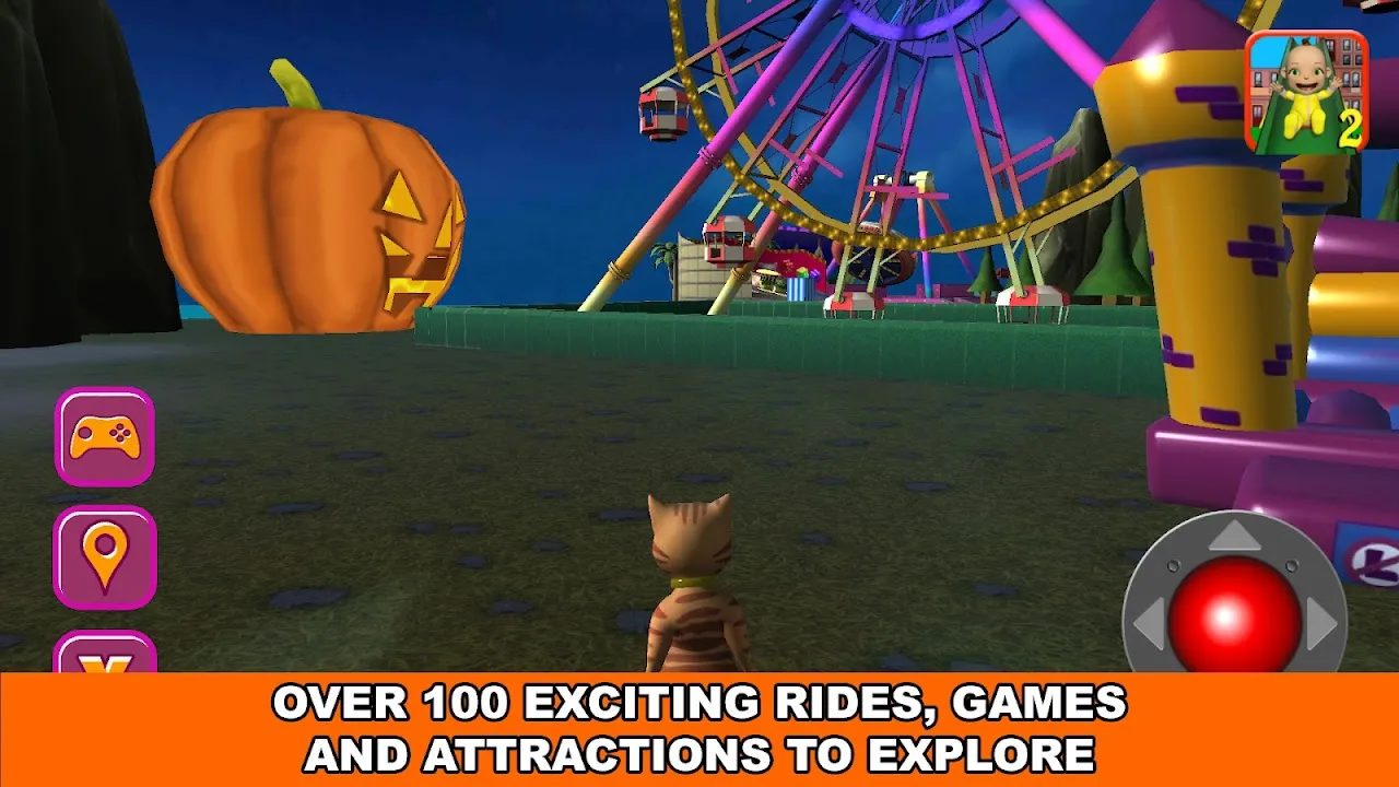 Halloween Cat Theme Park 3D Halloween Cat Theme Park 3D