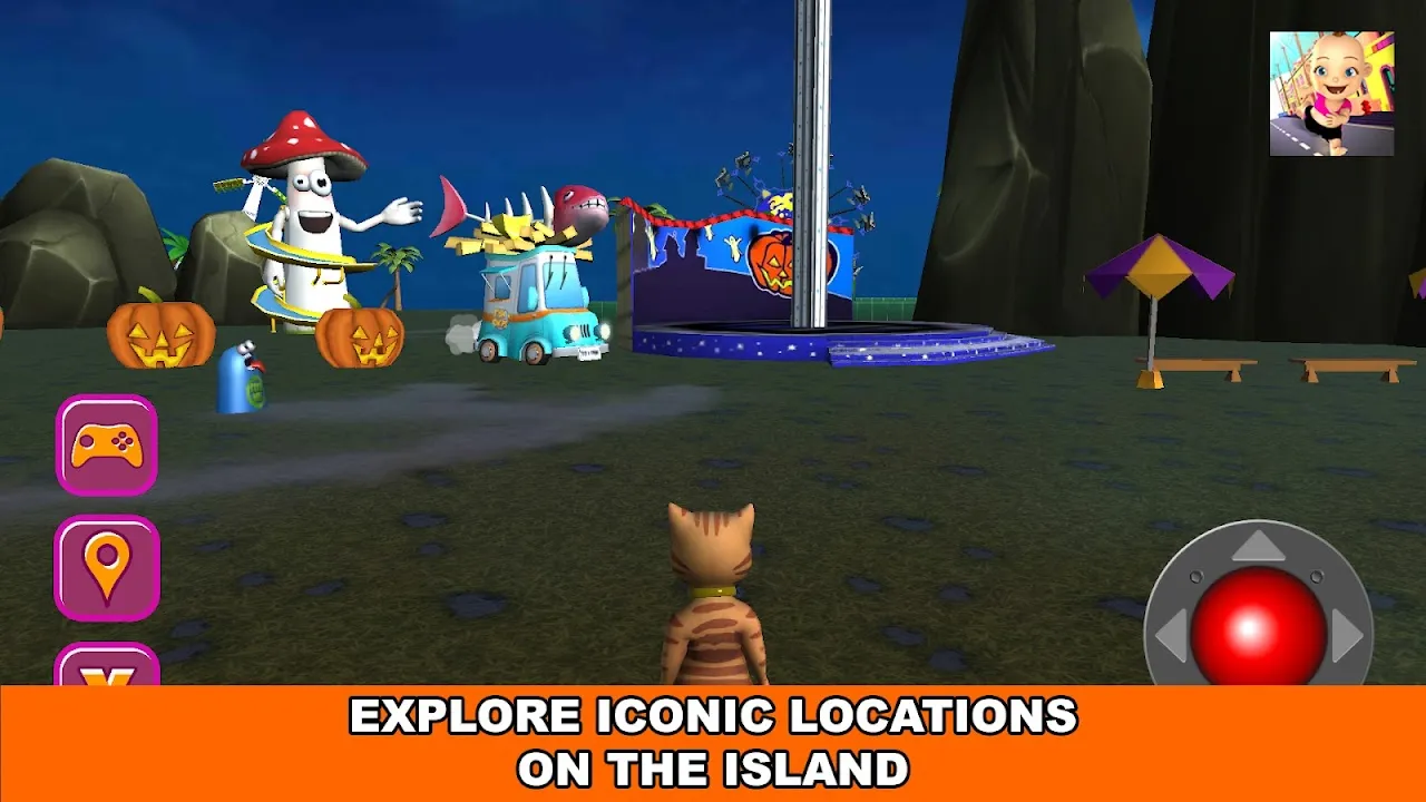 Halloween Cat Theme Park 3D Halloween Cat Theme Park 3D