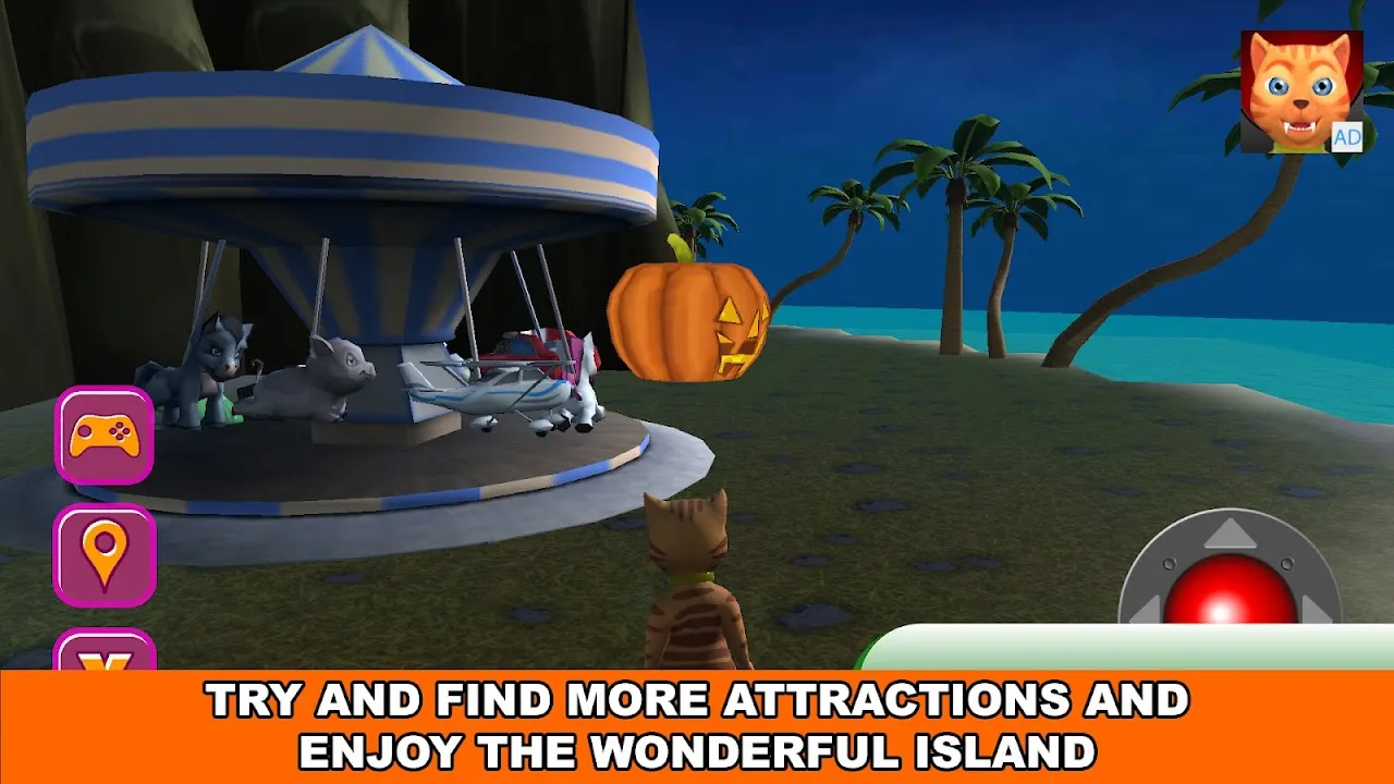 Halloween Cat Theme Park 3D Halloween Cat Theme Park 3D