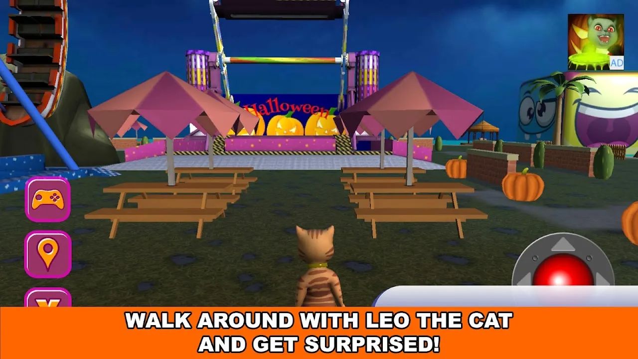 Halloween Cat Theme Park 3D Halloween Cat Theme Park 3D