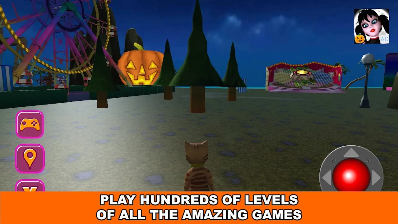 Halloween Cat Theme Park 3D Halloween Cat Theme Park 3D