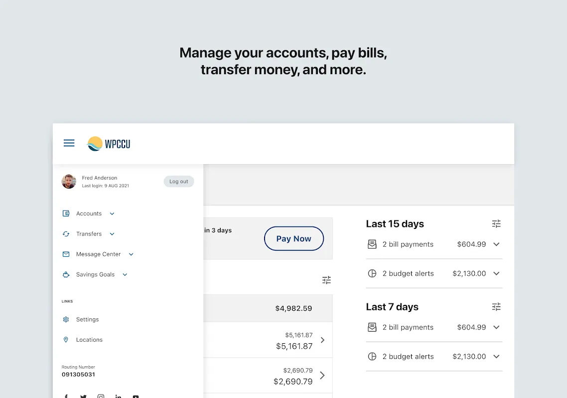WPCCU Mobile Banking WPCCU Mobile Banking
