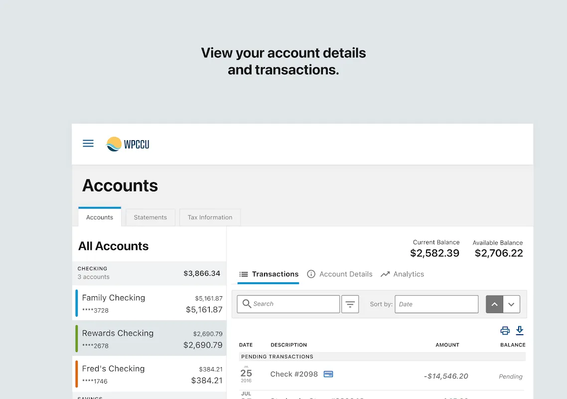 WPCCU Mobile Banking WPCCU Mobile Banking